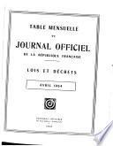 Journal officiel de la République française