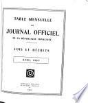 Journal officiel de la République française
