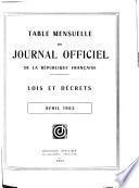 Journal officiel de la République française