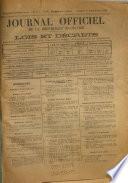 Journal officiel de la République franc̜aise