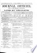 Journal officiel de la République franc̜aise
