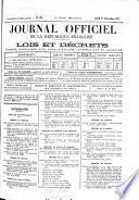 Journal officiel de la République franc̜aise