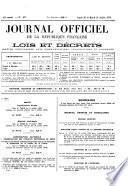 Journal officiel de la République franc̜aise