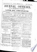 Journal officiel de la République franc̜aise