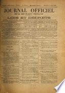 Journal officiel de la République franc̜aise