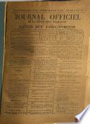 Journal officiel de la République franc̜aise