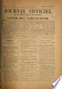 Journal officiel de la République franc̜aise