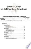 Journal officiel de la République tunisienne