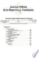 Journal officiel de la République tunisienne