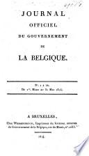 Journal officiel du gouvernement de la Belgique