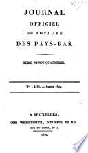 Journal officiel du Royaume des Pays-Bas