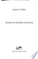 Journaux intimes viennois