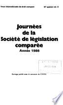 Journées de la Société de législation comparée