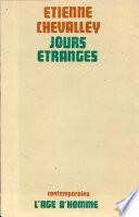 Jours étranges