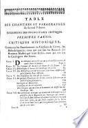 Jugemens Des Savans Sur Les Principaux Ouvrages Des Auteurs ... Revus, corrigés, & augmentés par M. De La Monnoye de l'Académie Francoise