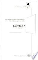 Juger l'art ?