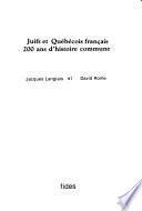Juifs et Québécois français