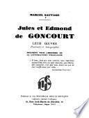 Jules et Edmond de Goncourt