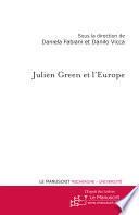 Julien Green et l'Europe