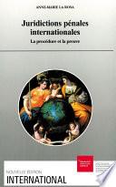 Juridictions pénales internationales