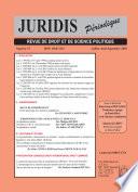 Juridis Périodique - Numéro : 55