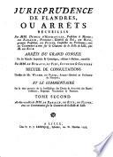 Jurisprudence de Flandres ou Arrêts
