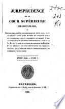 Jurisprudence de la Cour Supérieure de Bruxelles