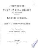 Jurisprudence des tribunaux de la réforme en Egypte