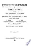 Jurisprudence des tribunaux de première instance