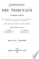 Jurisprudence des tribunaux