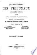 Jurisprudence des tribunaux