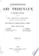 Jurisprudence des tribunaux