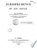 Jurisprudence du XIXe. siècle