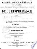 Jurisprudence générale du Royaume