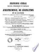Jurisprudence generale du royaume