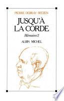 Jusqu'à la corde