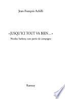 Jusqu'ici tout va bien