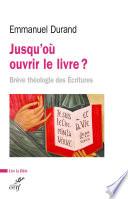 Jusqu'où ouvrir le livre ?