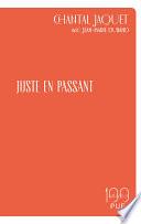 Juste en passant