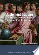 Justement traduire