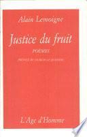 Justice du fruit