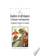 Justice et déviance à l'époque contemporaine