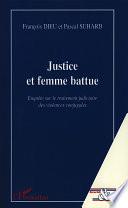Justice et femme battue