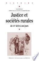 Justice et sociétés rurales