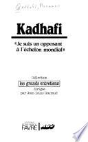 Livre Kadhafi