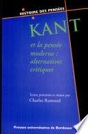 Kant et la pensée moderne