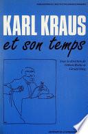 Karl Kraus et son temps