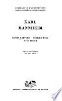Karl Mannheim