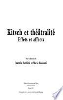 Kitsch et théâtralité