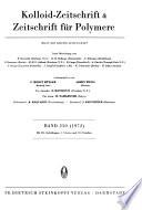 Kolloid-Zeitschrift & Zeitschrift für Polymere